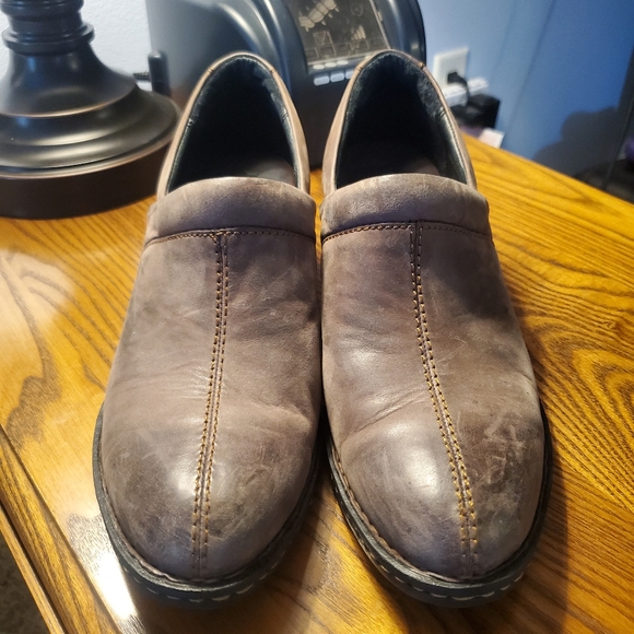 Born Leather Kinney Clogs Size 9 - Picture 3 of 9